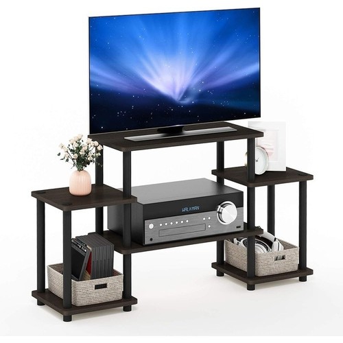 Wood stand open shelf - tv,